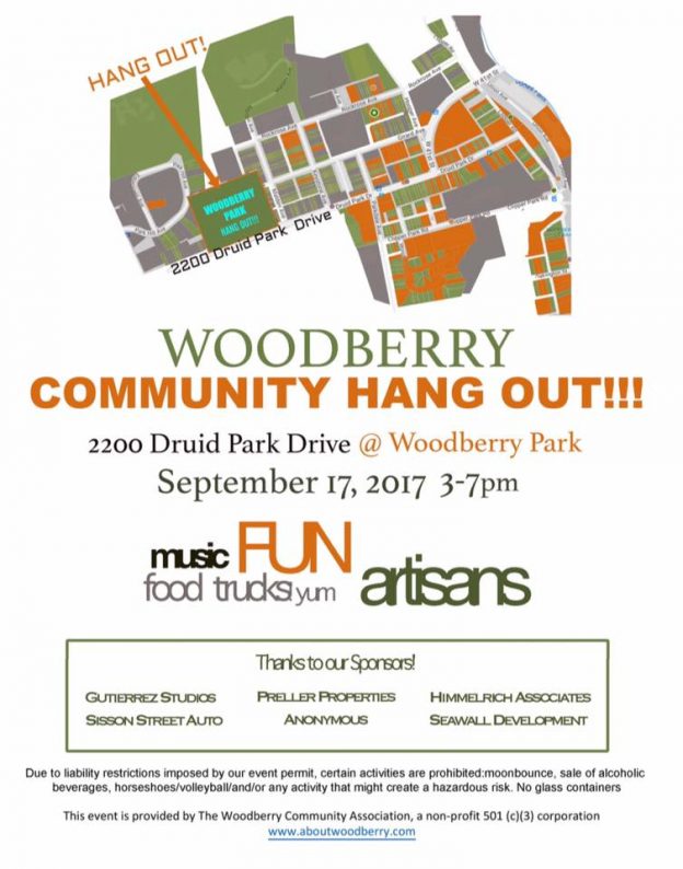 WCA's Woodberry Community Hang Out