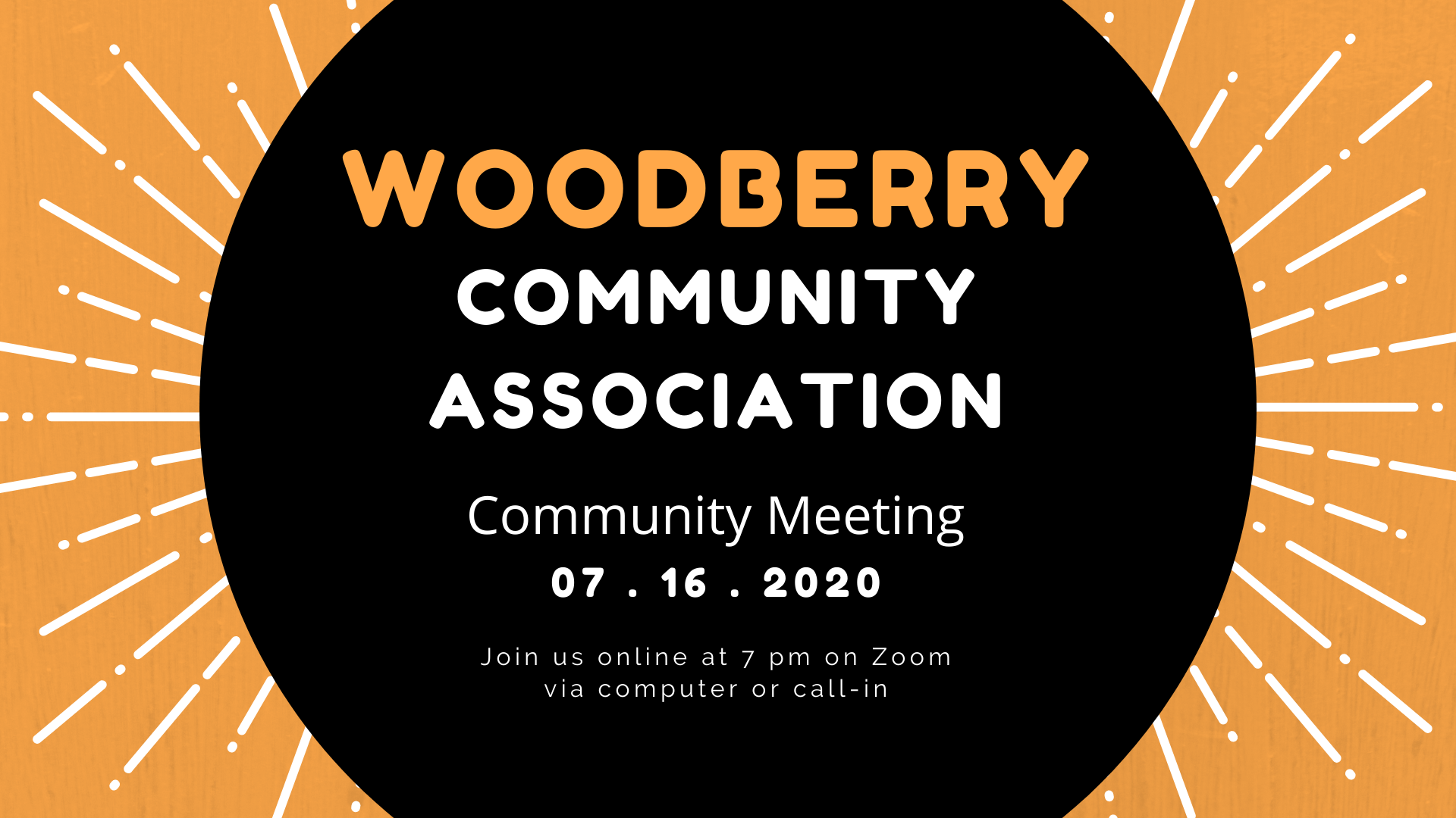 WCA July 2020 online community meeting